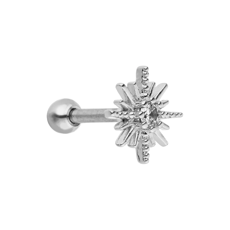 Northern Star Ohr Piercing 18K Vergoldet