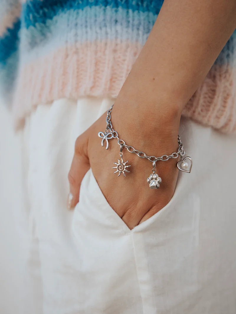 Sweetheart Bow Ketten-Charm