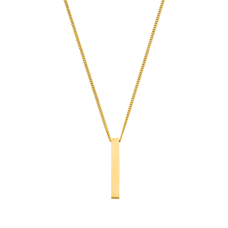 Memories Gravur Kette 14K Vergoldet