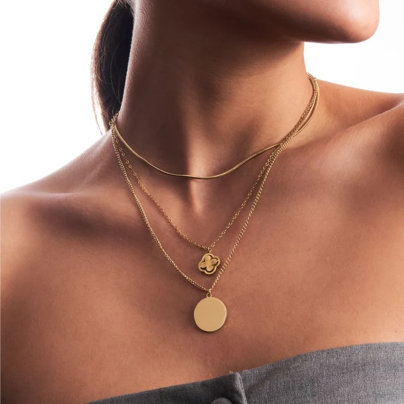 Eternal Gravur Kette 14K Vergoldet