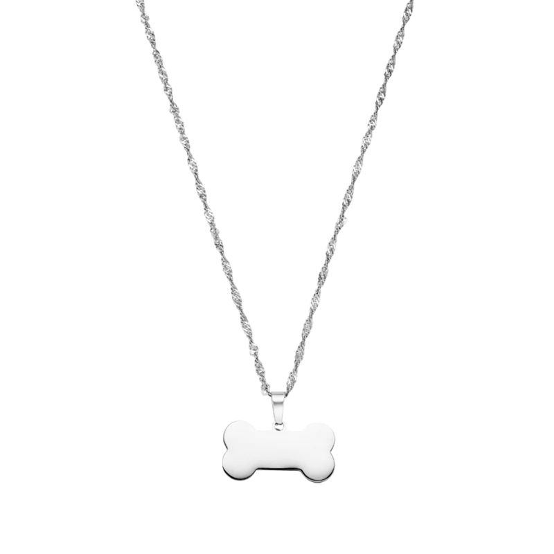 Puppy Gravur Kette 14K Vergoldet