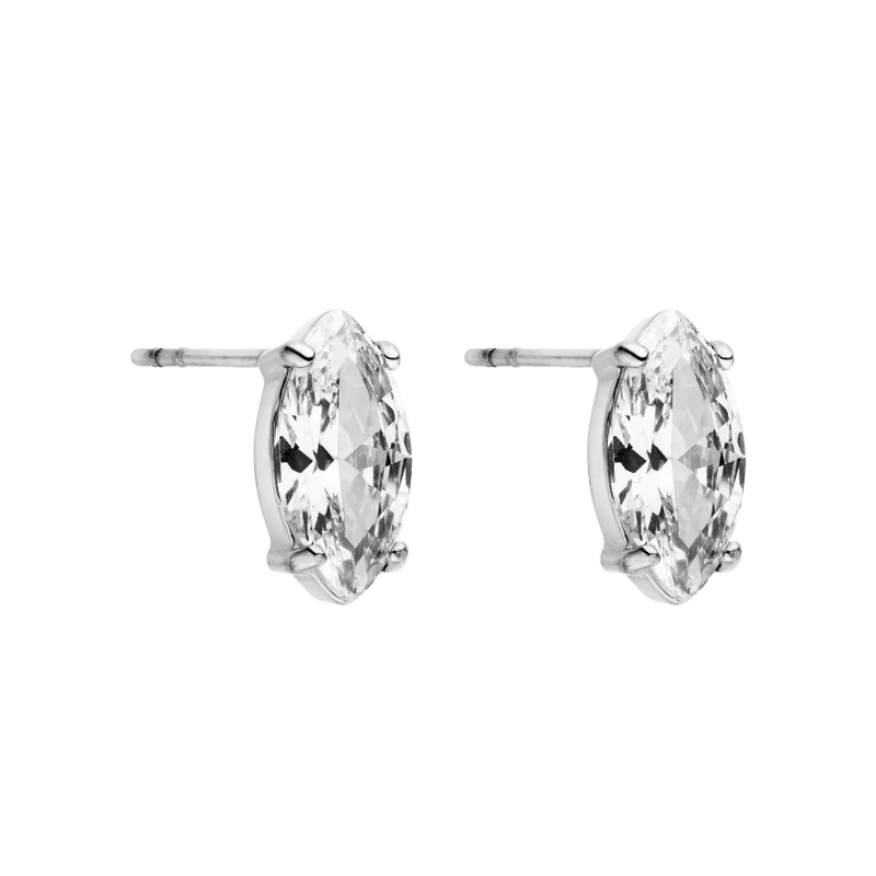 Marquise Stone Ohrstecker 14K Vergoldet
