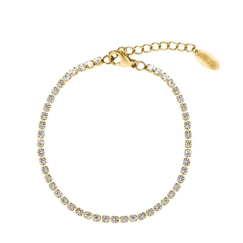 Hi-Life Tennis Anklet Gold