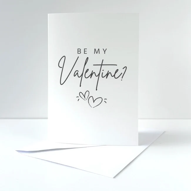 Greeting Card - Be My Valentine