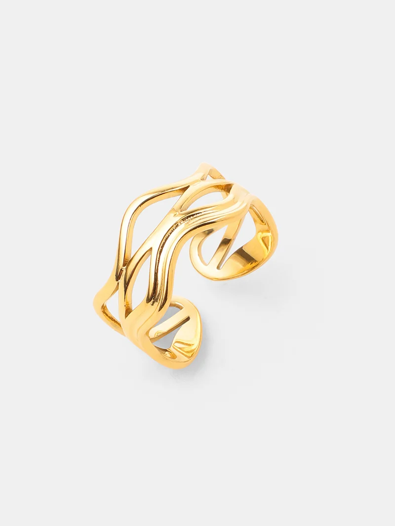 Whispering Wave Ring