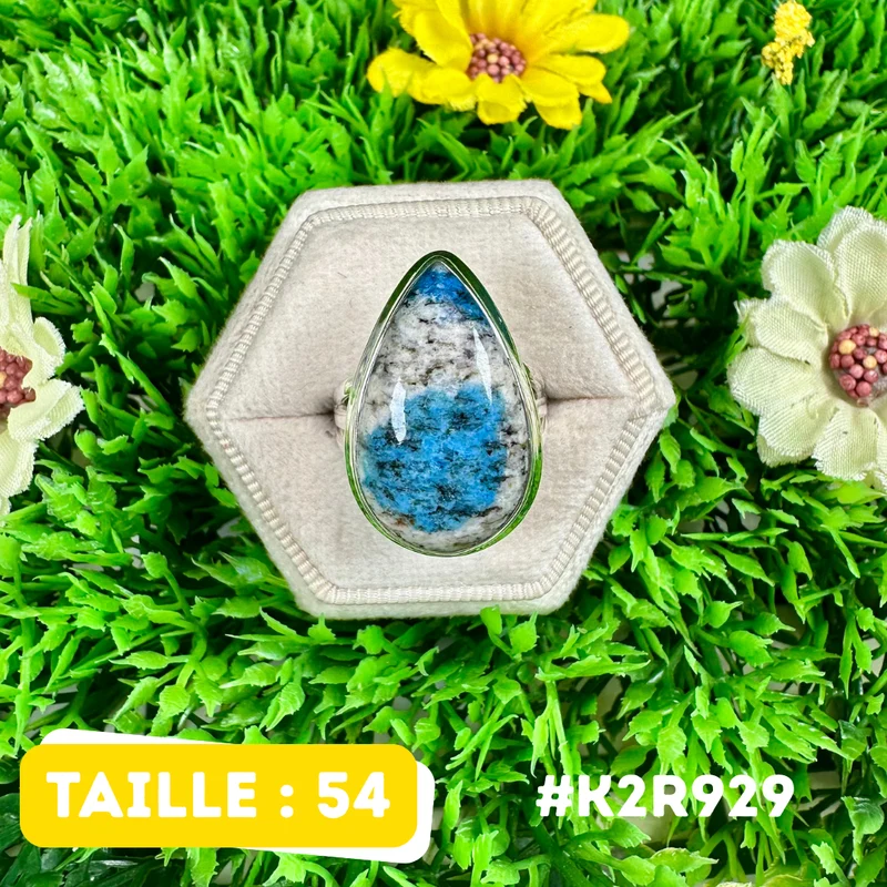 K2-Jaspis-Ring aus 925er Sterlingsilber #K2R929
