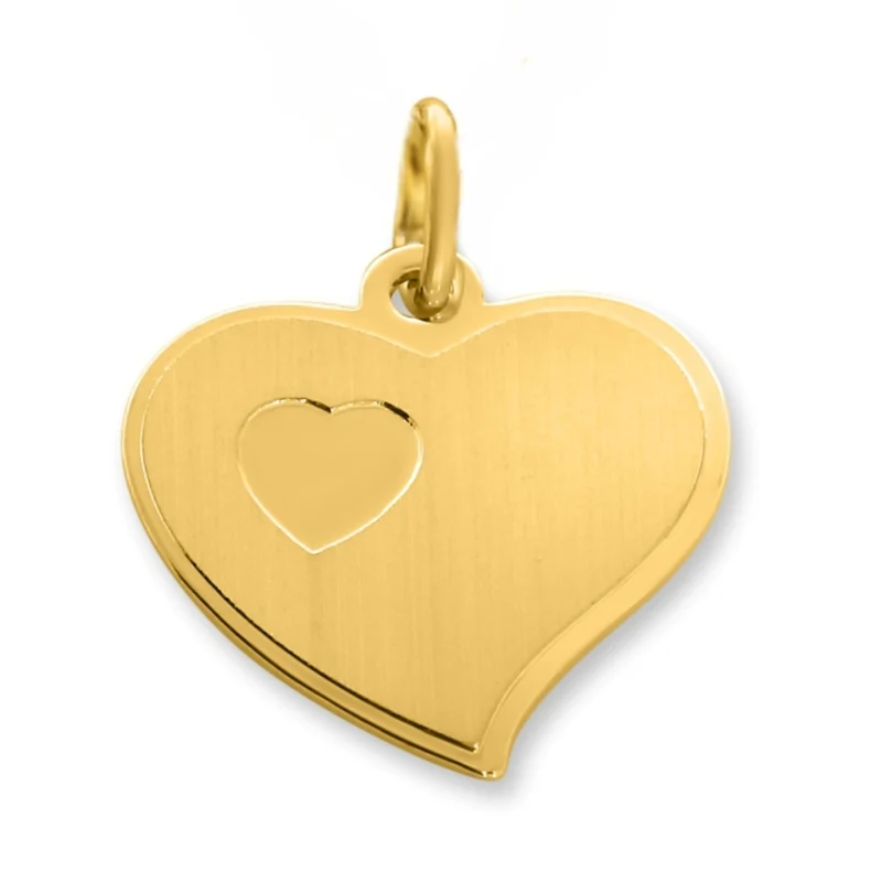 KETTENANHÄNGER HERZ GOLD HERZ ANHÄNGER FÜR HALSKETTE GOLDSCHMUCK