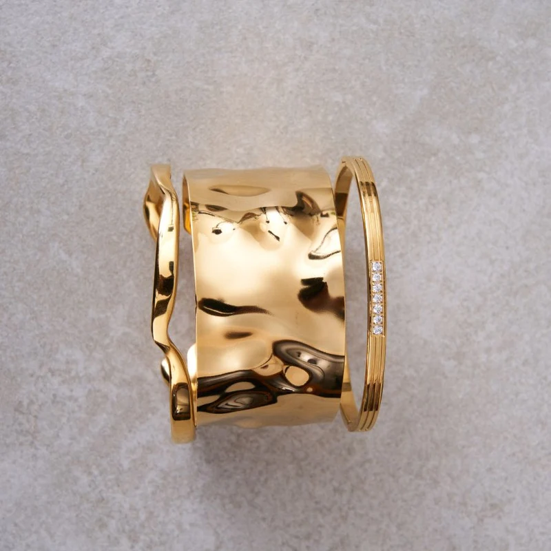 Irene Timeless Armreif 18K Vergoldet