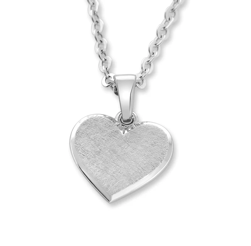 DAMENSCHMUCK HERZANHÄNGER KETTE MIT HERZ ANHÄNGER AUS 925 SILBER HALSKETTE