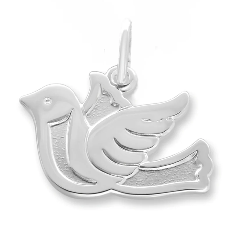TAUBE AUS 925 SILBER KETTENANHÄNGER TAUBEN SCHMUCK GESCHENK ZUR TAUFE