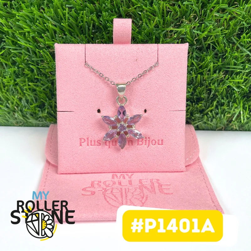 Anhänger aus 925er Sterlingsilber mit Amethyst #P1401A