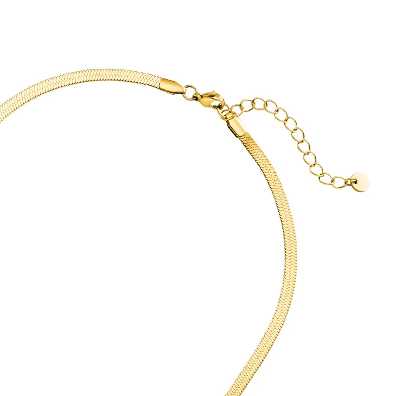 Snake Skin Kette | 18K vergoldet