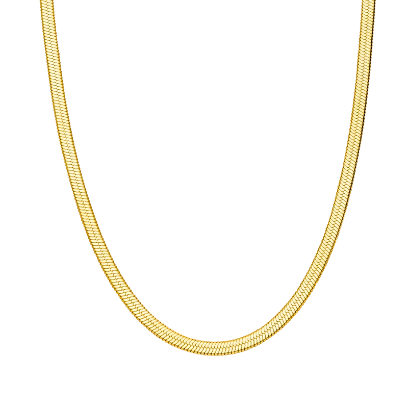 Snake Skin Kette | 18K vergoldet