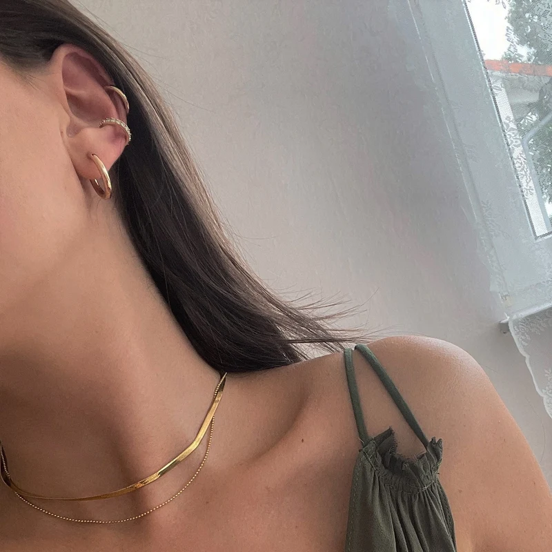 Sleeky Halskette | 18K vergoldet