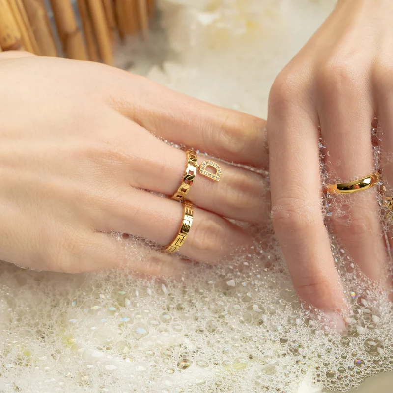 Troja Ring | 18K vergoldet