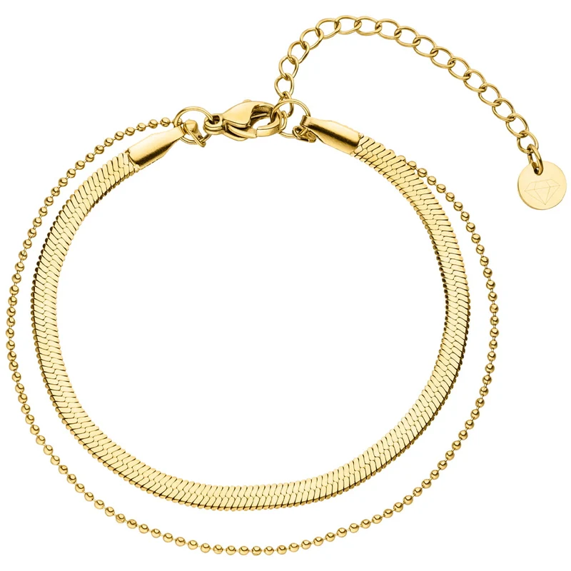 Sleeky Fußkette | 18K vergoldet