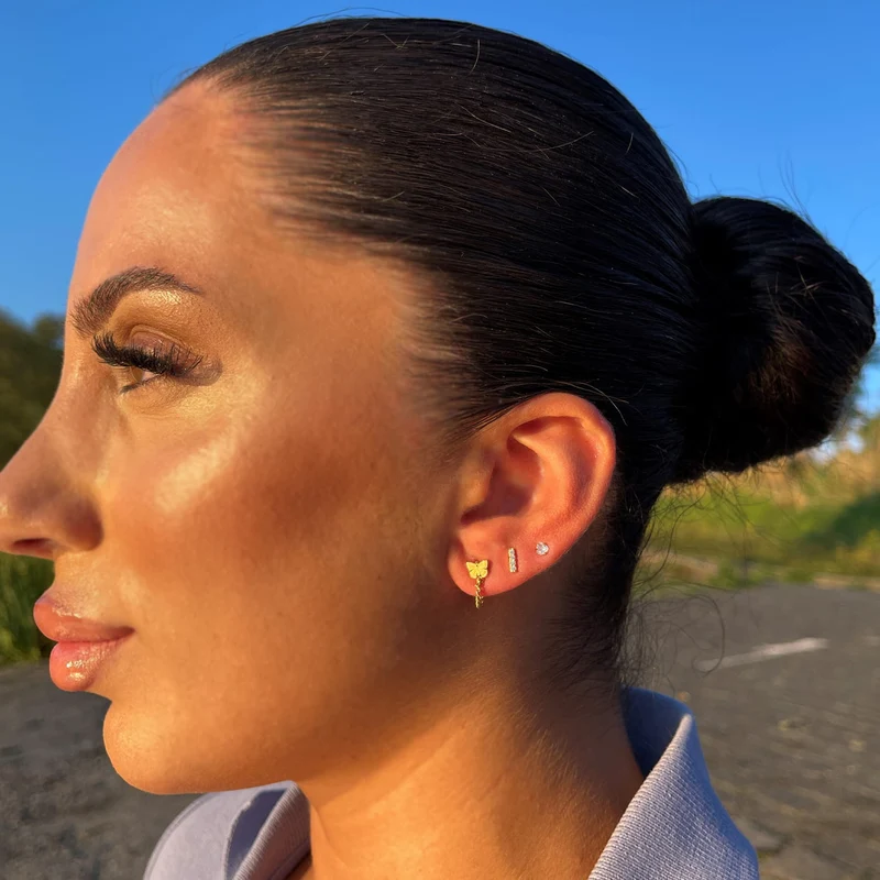 Emmelina Ohrstecker | 18K vergoldet