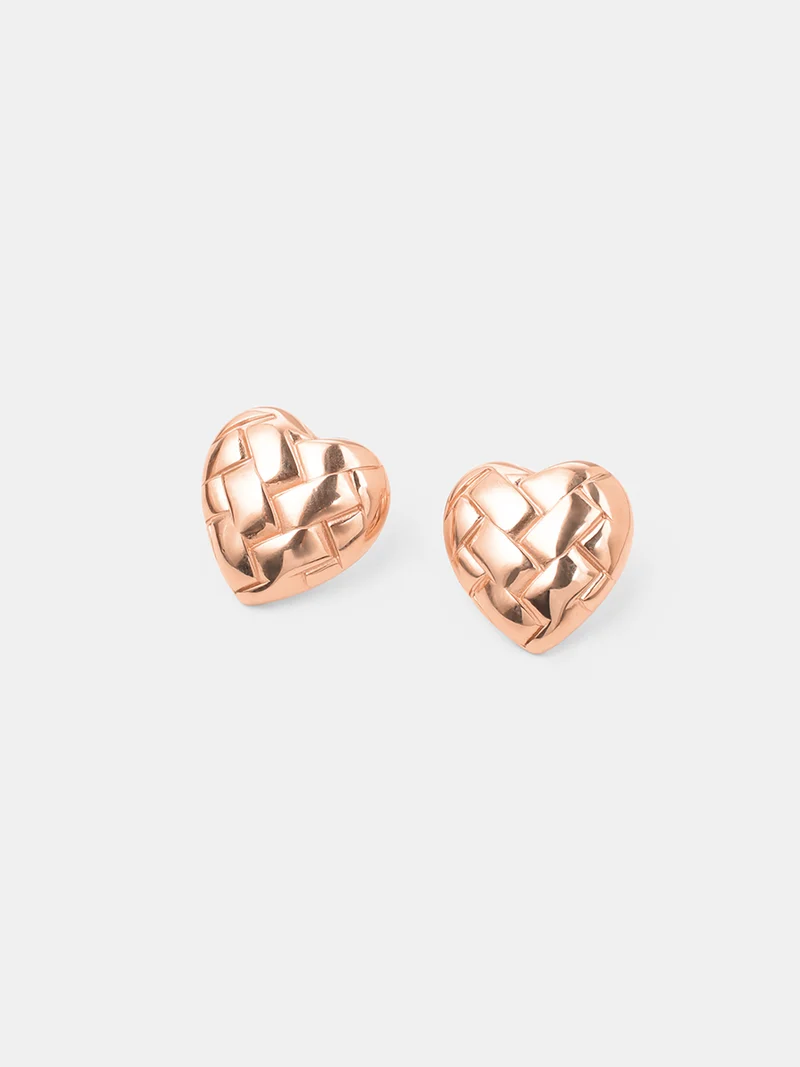 Heart Weave Ohrringe