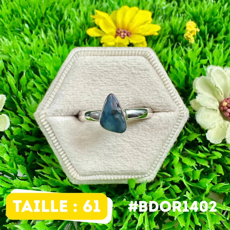 Boulder-Opal-Ring aus 925er Sterlingsilber #BDOR1402