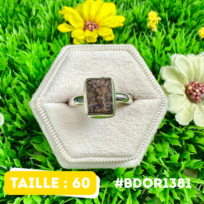 Boulder-Opal-Ring aus 925er Sterlingsilber #BDOR1381