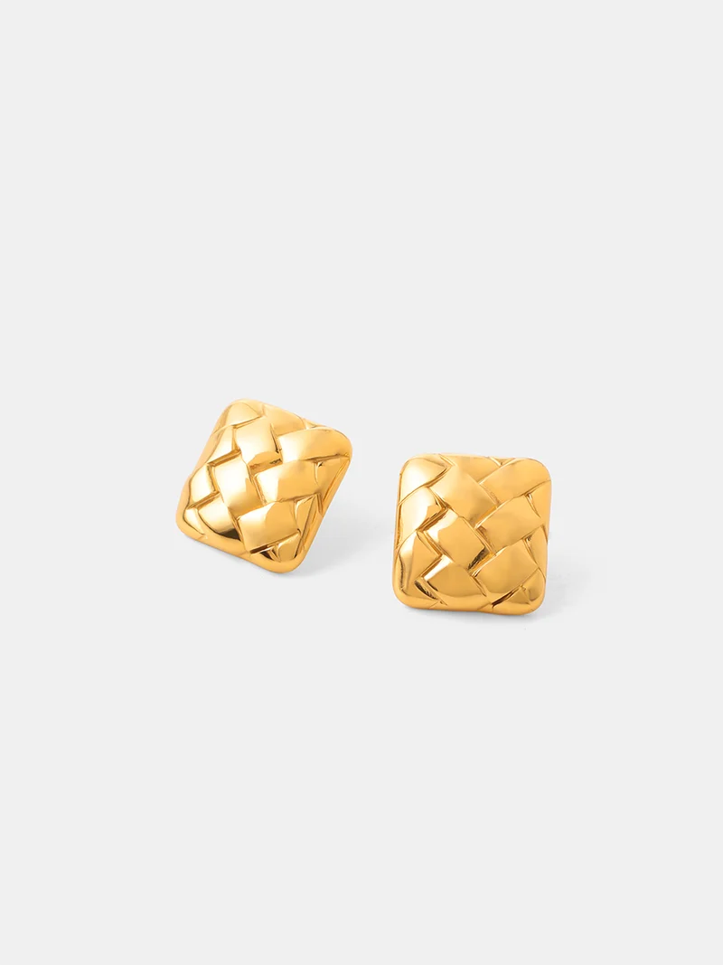 Square Weave Ohrringe