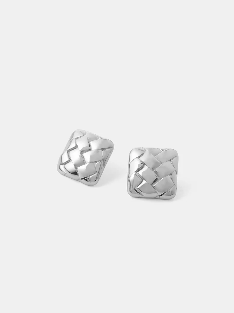 Square Weave Ohrringe