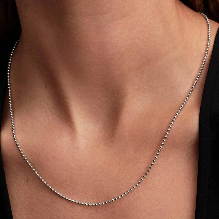 Ball Chain Necklace, 50cm