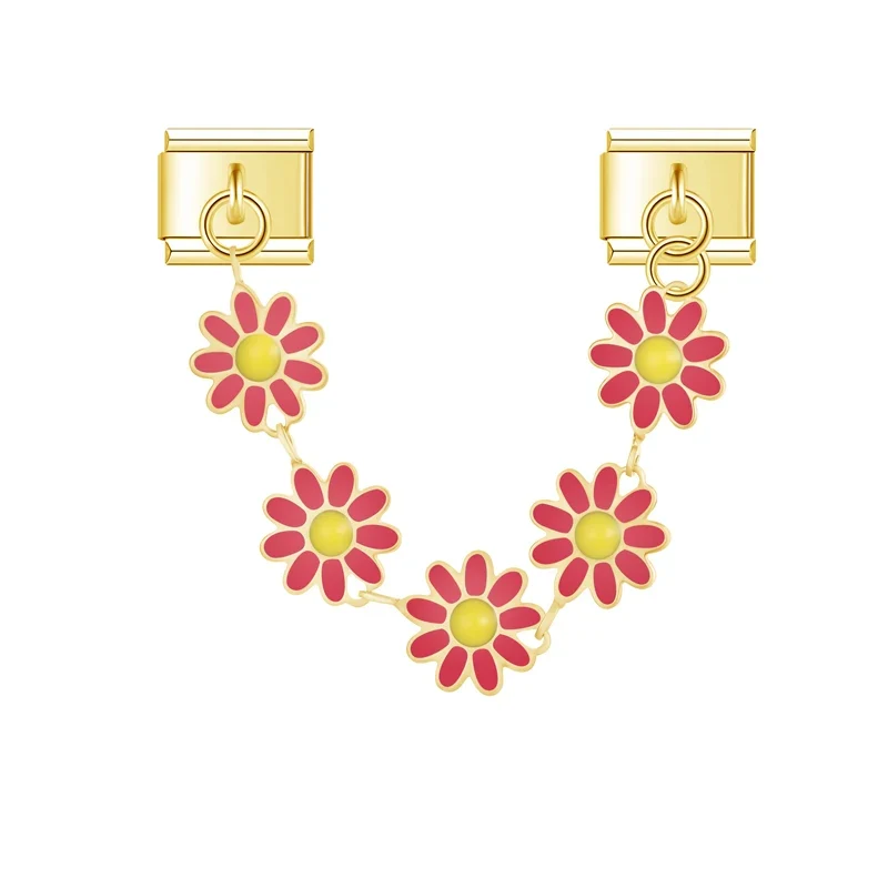 Blumen Charm-Kette