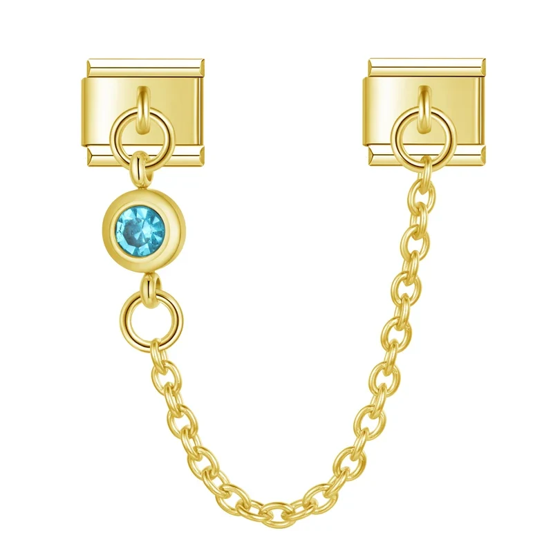 Emerald Charm-Kette Gold