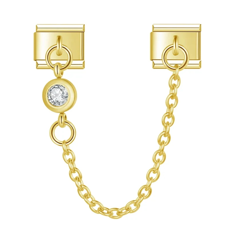 Emerald Charm-Kette Gold