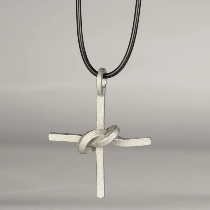 925er Silber Anhänger Knotenschmuck Kreuz ANH-26