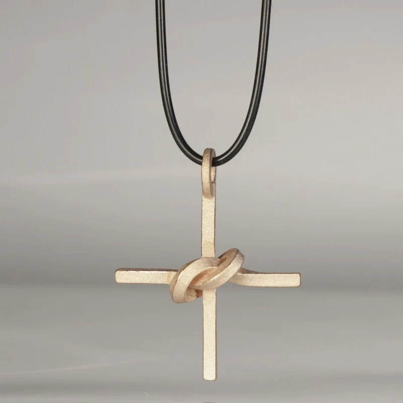 925er Silber Anhänger Knotenschmuck Kreuz ANH-26