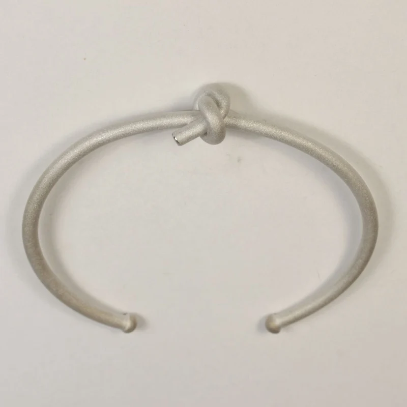 925er Silber Armreif / Spange Knotenschmuck Knoten ARM-10