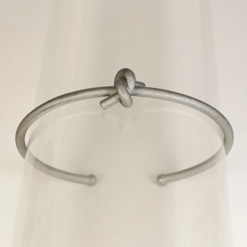 925er Silber Armreif / Spange Knotenschmuck Knoten ARM-10