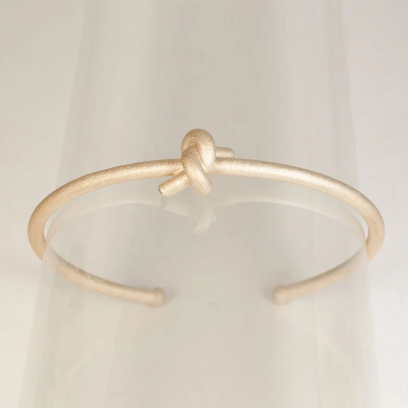 925er Silber Armreif / Spange Knotenschmuck Knoten ARM-10