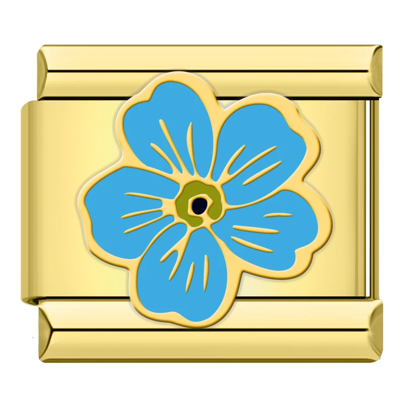 Blume Hellblau