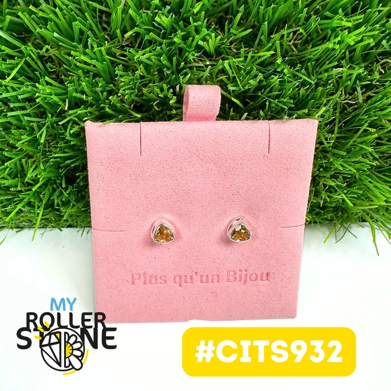 Citrin-Ohrringe aus 925er Sterlingsilber #CITS932