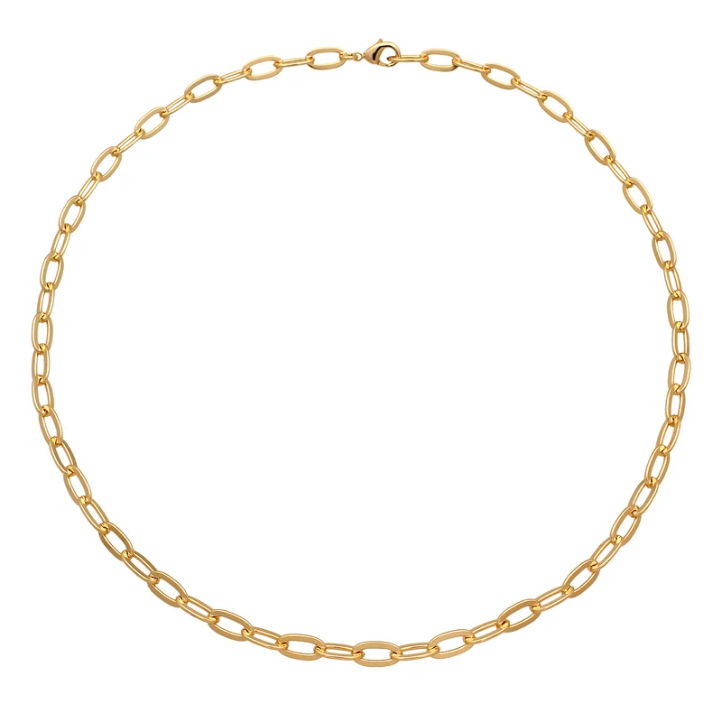 Glieder-Halskette Oval