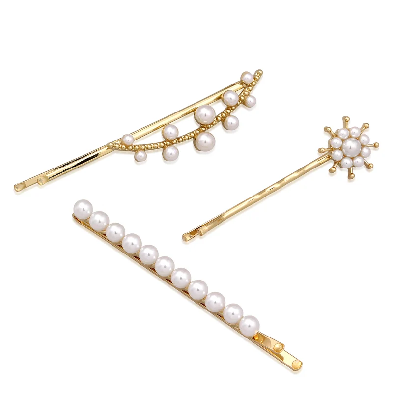 Haarnadel Set Schneeflocke | Glasperlen