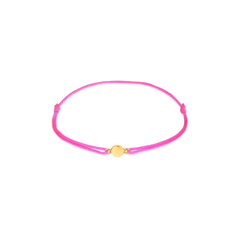 Armband Plättchen | Nylon (Pink)