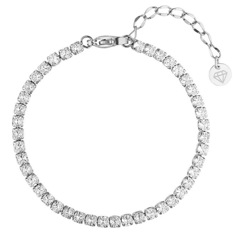 Tennis Fußkette | 18K vergoldet