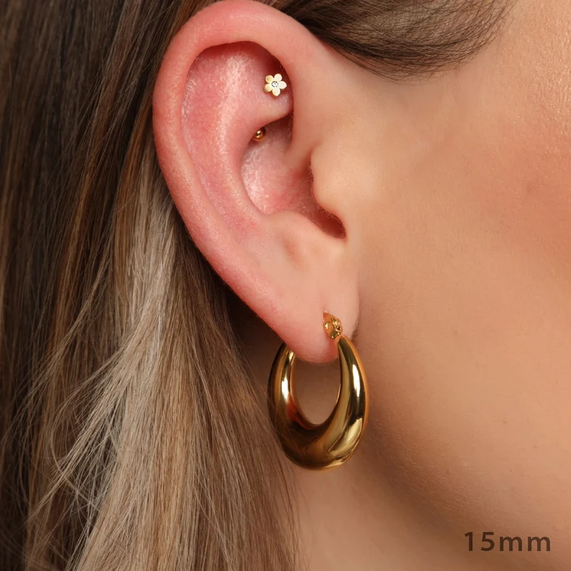 Lucia Ohrringe | 18K vergoldet
