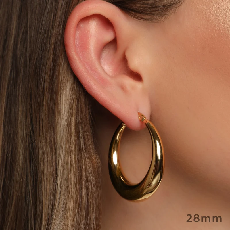 Lucia Ohrringe | 18K vergoldet