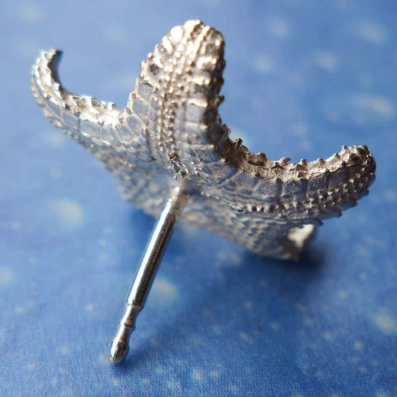 Kissen Seestern Schmuck Ohrstecker
