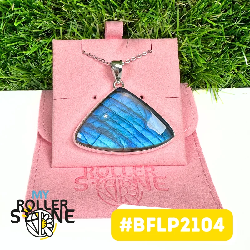Labradorit-Anhänger „Blue Fire“ in 925er Sterlingsilber #BFLP2104