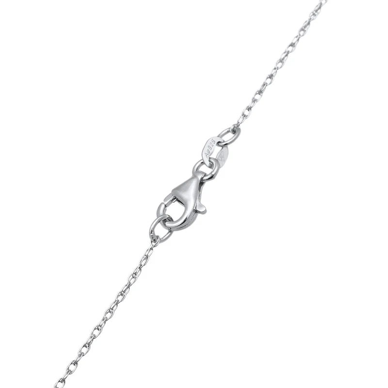 Halskette Herz | Mit Kristallen von Swarovski® (Weiß)