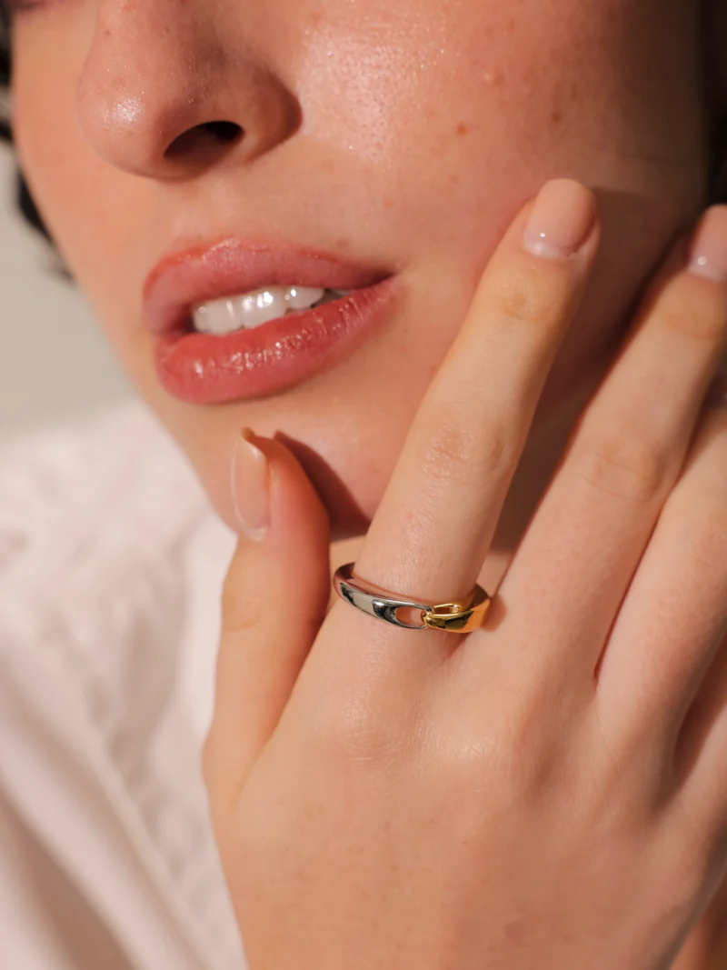 Linked Together Ring