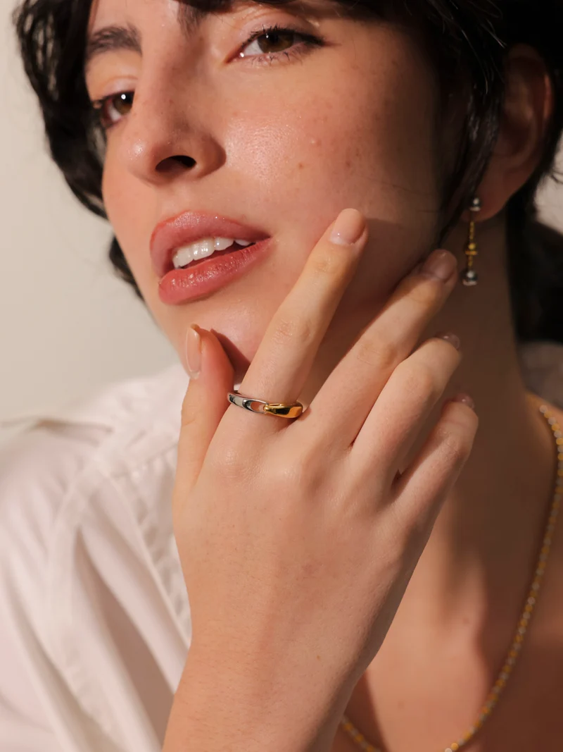 Linked Together Ring