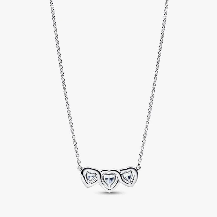 Halo Heart Trilogy Collier Necklace, 45cm