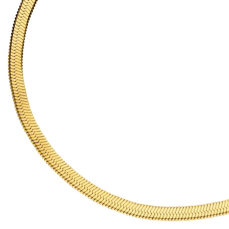 Snake Skin Fußkette | 18K vergoldet